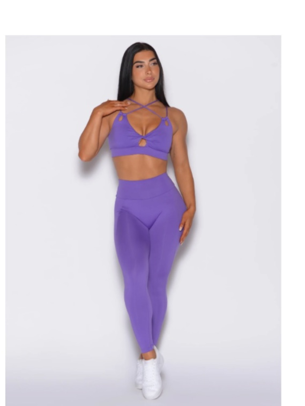 Bombshell sportswear royal purple shape leggings